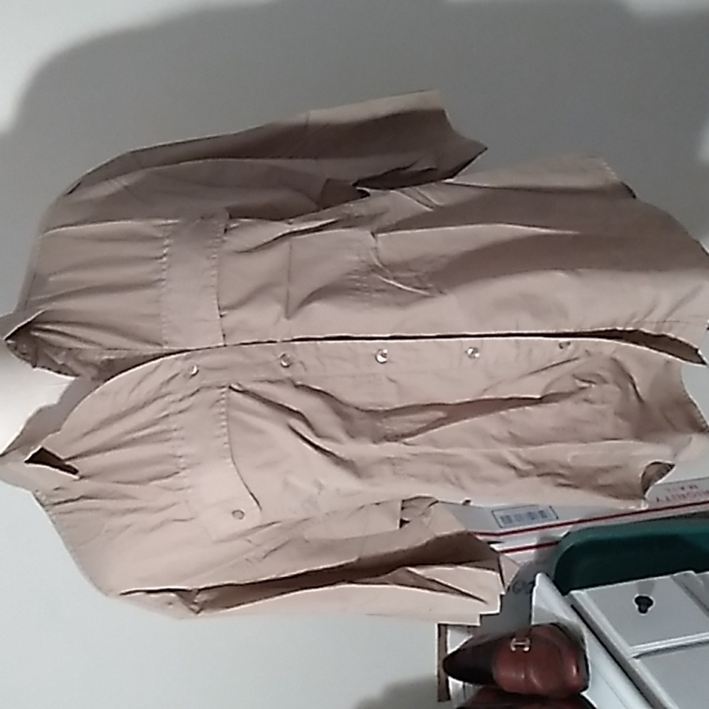 Vintage Grand Designs large tan outdoors button casual fishing